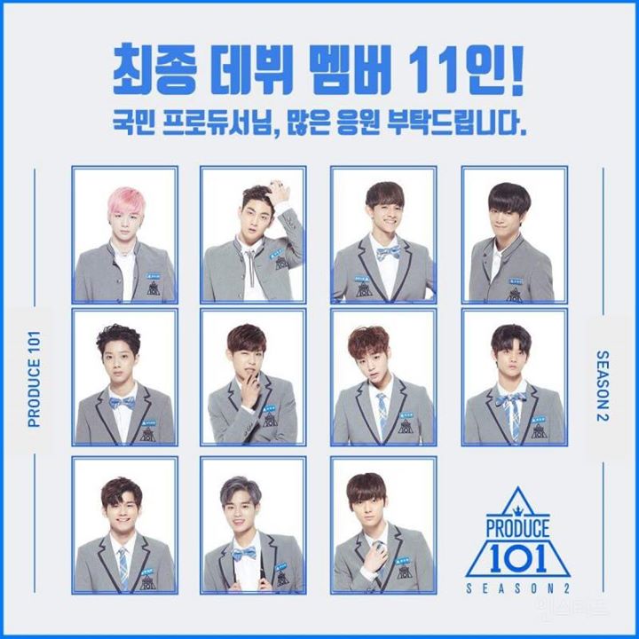 Mnet vừa cập nhật nhầm ảnh Facebook "Produce 101" với caption: "11 thành viên cuối cùng được debut! Các nhà sản xuất quốc dân, xin hãy ủng hộ chúng tôi." Trong ảnh thay vì Kim Jae Hwan, Yoon Ji Sung, Ha Sung Woon thì lại là Samuel, Kang Dong Ho và Kim Jon