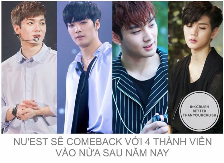 Pledis x&aacute;c nhận v&igrave; Min Hyun debut c&ugrave;ng WANNA ONE n&ecirc;n kh&ocirc;ng được ph&eacute;p hoạt động 2 nh&oacute;m c&ugrave;ng một l&uacute;c: "Ch&uacute;ng t&ocirc;i biết c&aacute;c fan v&agrave; ngay cả giới truyền th&ocirc;ng cũng rất mong NU'EST quảng b&aacute;. V&igrave; tất cả vừa xảy ra trong cuối tuần qua n&ecirc;n ch&uacute;ng t&ocirc;i vẫn đang bị cho&aacute;