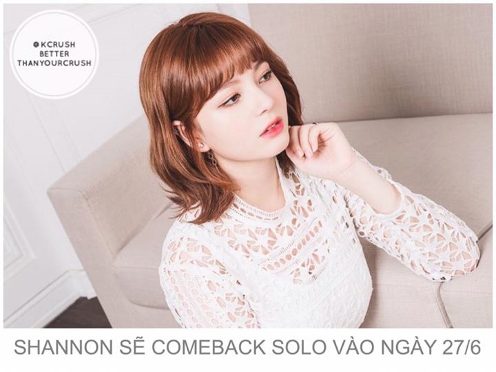 MBK xác nhận Top 4 "K-Pop Star 6" Shannon Williams sẽ comeback solo sau 2 năm kể từ album "Eighteen" phát hành năm 2015. Tuần này chính thức bắt đầu quay MV.