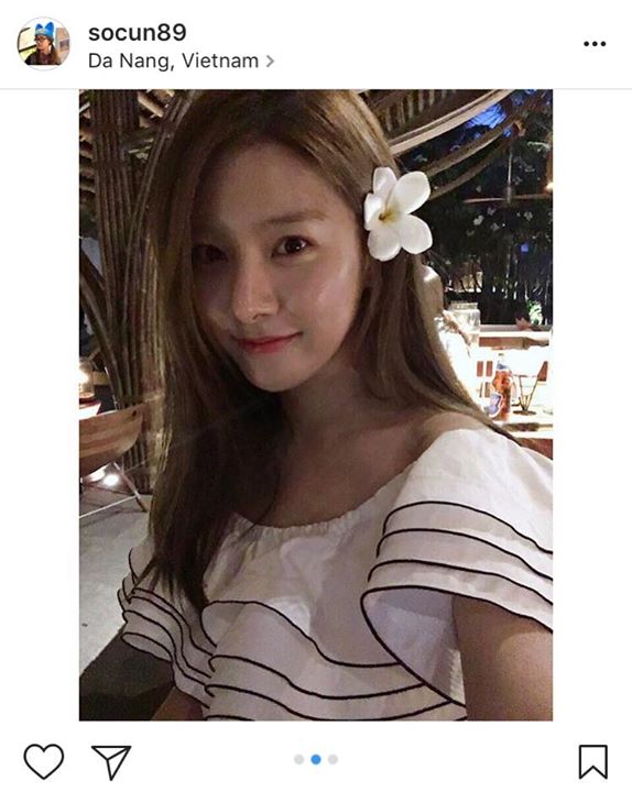 Nữ diễn vi&ecirc;n Kim So Eun (Boy Over Flowers, Scholar Who Walks The Night, Our Gap Soon..v.v) vừa check in tại Đ&agrave; Nẵng, Việt Nam 