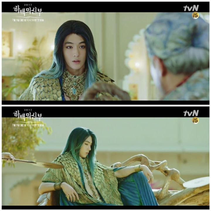 Tạo h&igrave;nh Thủy thần Habaek của Nam Joo Hyuk trong drama chuyển thể từ truyện tranh "C&ocirc; D&acirc;u Của Thủy Thần" đ&agrave;i tvN. Trailer: https://goo.gl/TrdSNi