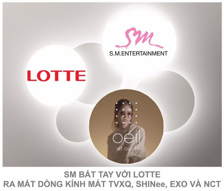 Trung tâm bán lẻ Lotte thông báo sẽ mở bán dòng kính râm "Oeil" (tiếng Pháp nghĩa là "mắt") đầu tiên tại các cửa hàng chính ở Myeongdong và Jamsil, với 30 sản phẩm khác nhau từ ngày 29/6. 