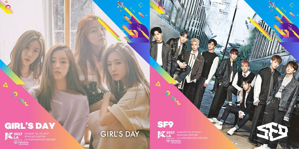 Girl’s Day và SF9 sẽ tham dự ‘KCON 2017 LA’!