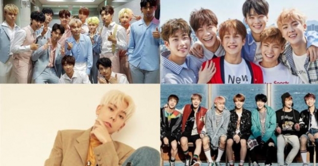 Bốn nghệ sĩ H&agrave;n Quốc gần như đ&atilde; chiếm lĩnh bảng xếp hạng album của Billboard 