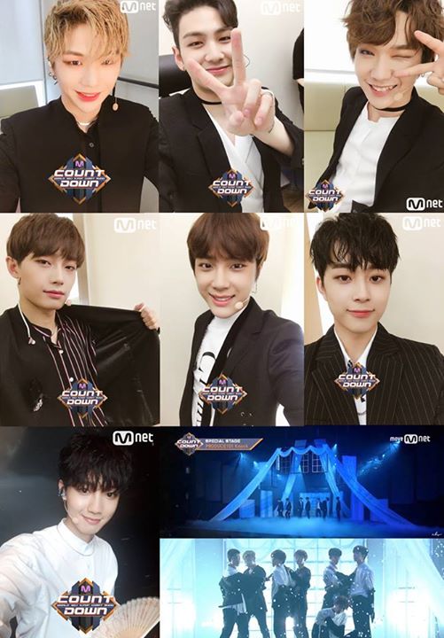 Insitz: Nhóm diễn 'Open Up' chụp ảnh selfie cho MCountdown