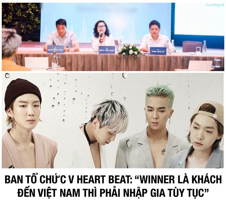 Ban tổ chức thẳng thắn: “WINNER sẽ biểu diễn như tất cả các thần tượng khác. Sẽ không có sự phân biệt giữa nghệ sĩ Hàn Quốc và Việt Nam ở đây. Chúng tôi đồng ý rằng khách thì có thể hát nhiều hơn 1 -2 bài. Nhưng tất cả những sự đầu tư cho mỗi tiết mục sẽ 