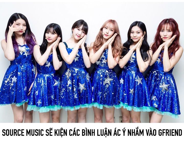 Công ty đang thu thập các tin đồn hiểm độc, bôi nhọ nhân phẩm, quấy rối tình dục và gây tổn hại tới hình ảnh của GFriend để thực hiện hành động pháp lý thông qua công ty luật Ganwoo. Các fan cũng có thể gửi bằng chứng về cho Source Music.