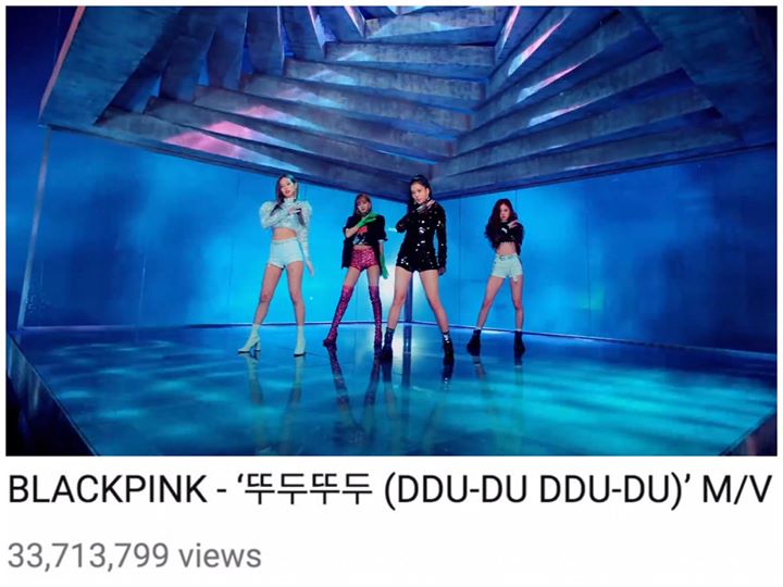 BLACKPINK lập kỉ lục MV nhóm nhạc nữ K-Pop được xem nhiều nhất trong 24 giờ đầu với 33,713,799 views cho “DDU-DU DDU-DU” ➨ youtu.be/IHNzOHi8sJs