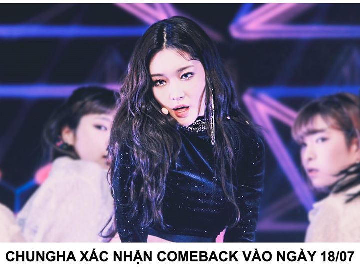 MNH Entertainment xác nhận Chungha đang tích cực chuẩn bị cho mini album thứ 3 ra lò vào ngày 18/07 tới