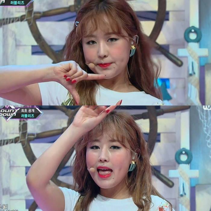 theqoo: Make up của Lovelyz Baby Soul ngày hôm nay  