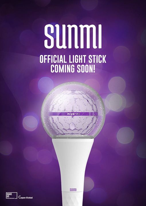 SUNMI hé lộ hình ảnh của cây lightstick “MIYABONG”