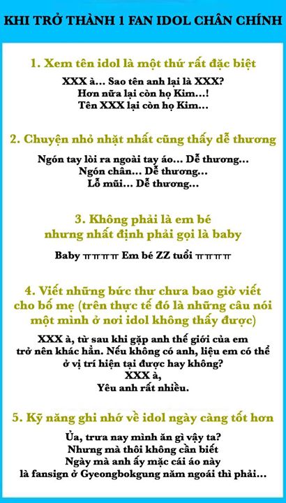 Truyền thuyết kể rằng, một khi bạn dấn thân vào con đường làm fan...