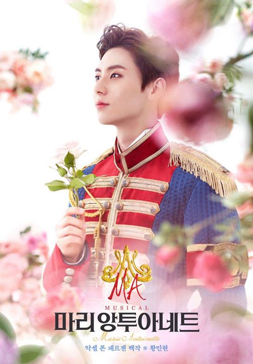 NU’EST Hwang Minhyun với tạo hình vị bá tước Thụy Điển hào hoa si tình Hans Axen von Fersen trong vở nhạc kịch chuẩn bị công diễn “Marie Antoinette”