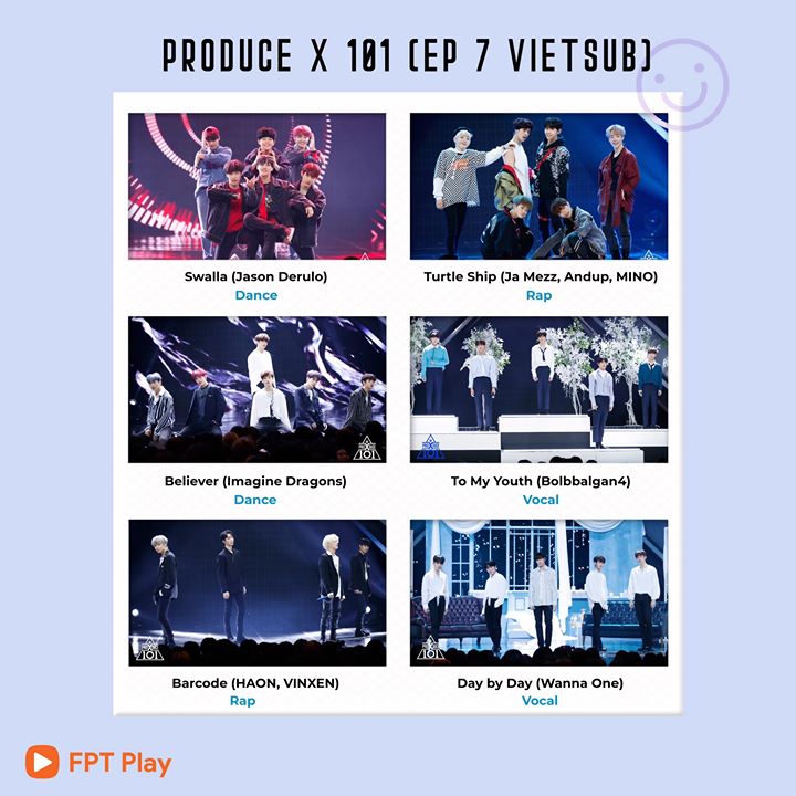 Thả hồn vào vòng đấu Position của “ProduceX101” tập 7 - phiên bản Full Vietsub nhanh nhất trên FPT Play 