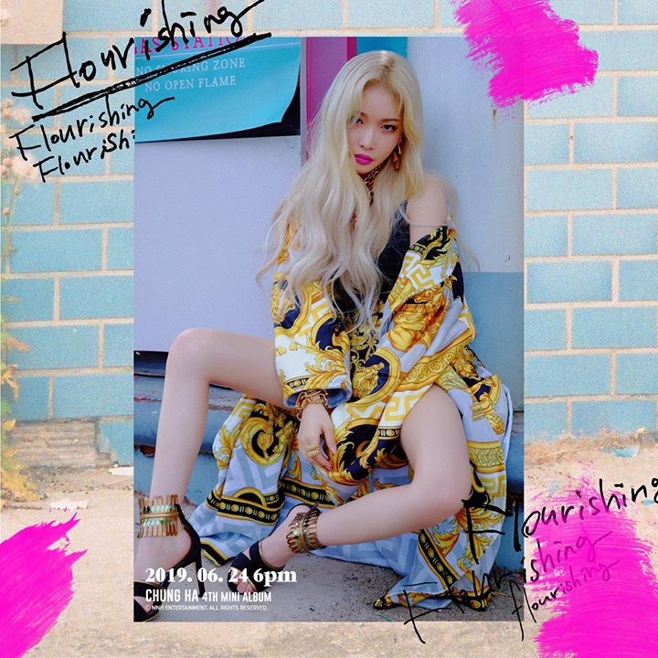 CHUNGHA báo hiệu trở lại với mini album vol.4 “Flourising” và title “Snapping” lên kệ ngày 24/06