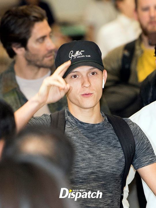 “Người Nhện” Tom Holland hạ cánh xuống sân bay quốc tế Incheon để quảng bá cho bộ phim điện ảnh “Spiderman: Far From Home”. 