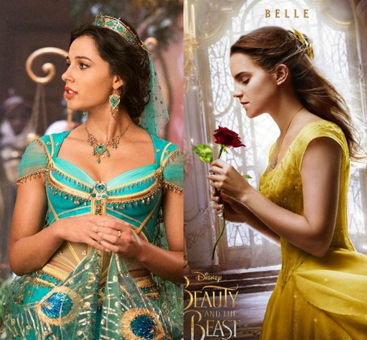 theqoo: Belle của Người Đẹp Và Quái Vật vs Jasmine của Aladdin