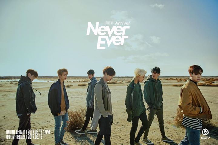 GOT7 tung teaser cho ca khúc chủ đề "Never Ever" nằm trong album mới "Flight Log: Arrival" phát hành ngày 13.3