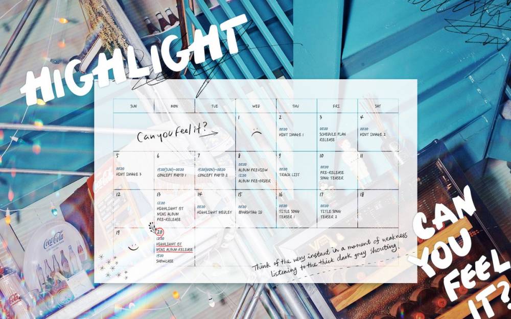 Highlight tiết lộ lịch trình quảng bá cho album “Can You Feel It”!