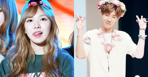 Sunggyu (INFINITE) và Wendy (Red Velvet) đốn tim fan với màn vật tay siêu đáng yêu