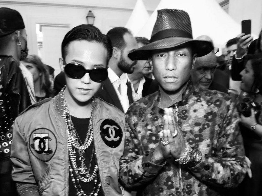 G-Dragon nhận quà tặng siêu thời trang từ Pharrell