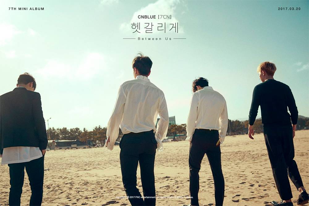 CNBLUE cho ra mắt poster cho album mang tên ‘Between Us’