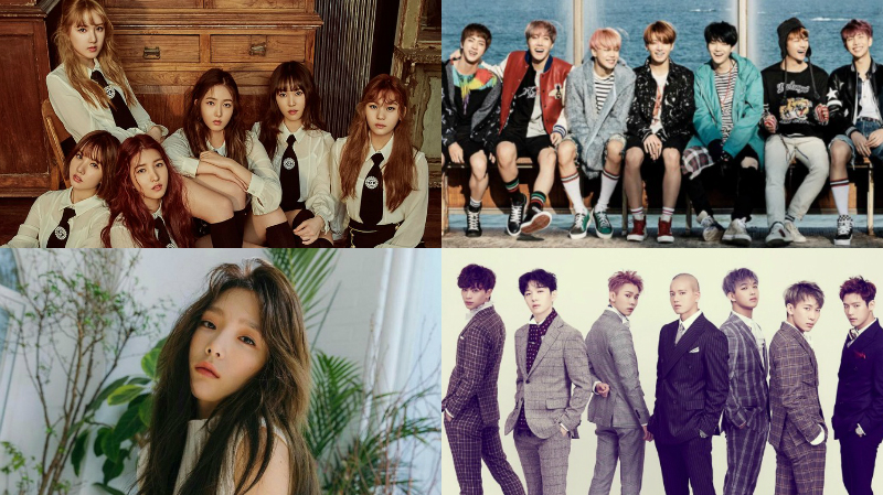 GFRIEND, BTS, Taeyeon, và BTOB chiếm nhiều vị trí trên bảng xếp hạng album thế giới