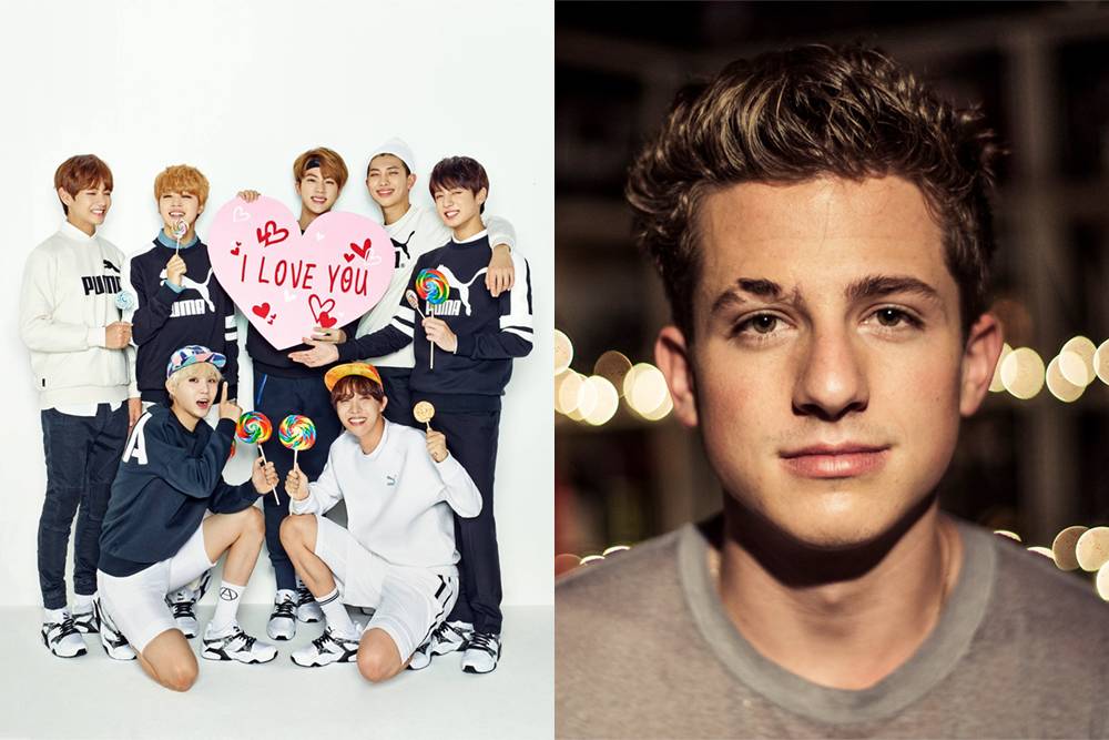 BTS và Charlie Puth bày tỏ sự yêu mến lẫn nhau trên Twitter