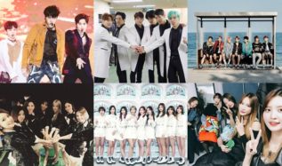 Xếp hạng top 10 nhóm nhạc thần tượng K-pop nam và nữ theo fandom: tháng 3 năm 2017