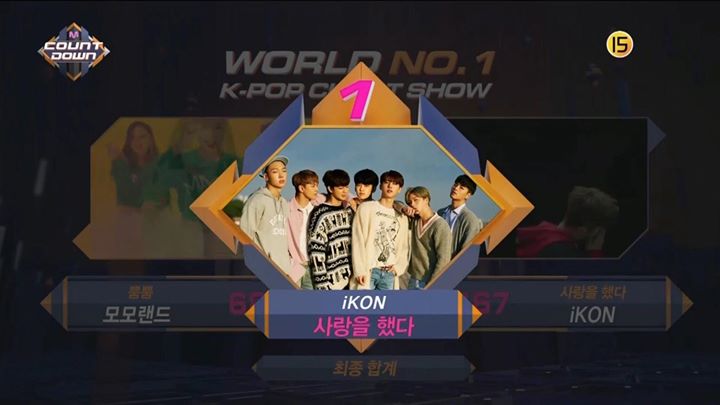 Chiến thắng thứ 10 và Triple Crown thứ 2 của iKON cho “Love Scenario” trên M! Countdown