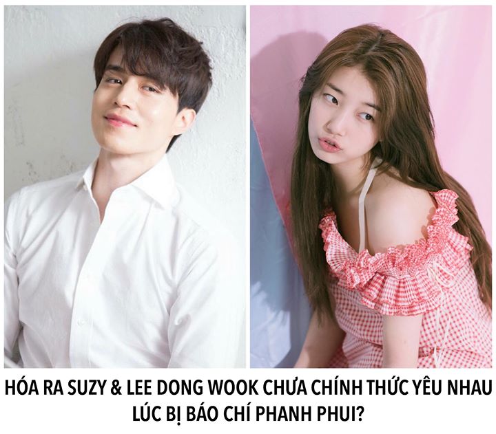 Sau khi Suzy và Lee Dong Wook công khai hẹn hò, một tờ báo nọ đã phỏng vấn một số người trong ngành có quen biết thân thiết với cặp đôi. Nguồn tin thân cận tiết lộ rằng Suzy và Lee Dong Wook vốn đang có mối quan hệ ‘some’ (mập mờ không tên, tán tỉnh qua l