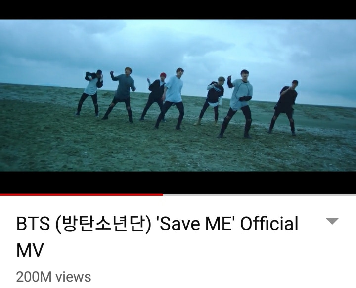 'Save ME' nối đuôi 'DOPE', 'FIRE', 'Blood Sweat & Tears', 'DNA' và 'Not Today' để trở thành MV thứ 6 của BTS cán mốc 200 triệu view 