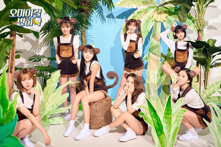 OH MY GIRL tung bộ ảnh concept những c&ocirc; khỉ con ở ng&ocirc;i l&agrave;ng trong rừng rậm Waikiki cho pop-up album &ldquo;BANANA ALLERGY MONKEY&rdquo; ph&aacute;t h&agrave;nh ng&agrave;y 02/04