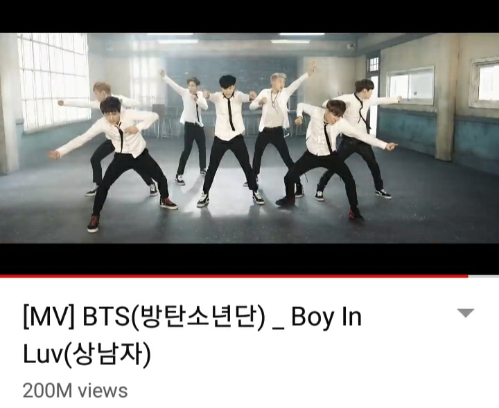 “BOY IN LUV” là MV thứ 8 gia nhập ‘biệt đội 200 triệu view’ của BTS 