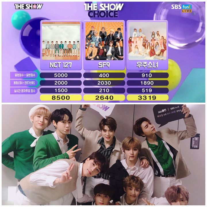 NCT 127 thắng cúp The Show trước WJSN và SF9