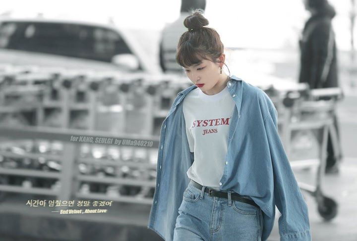 Pann: Phong cách thời trang cả cây jeans của Seulgi hôm nay