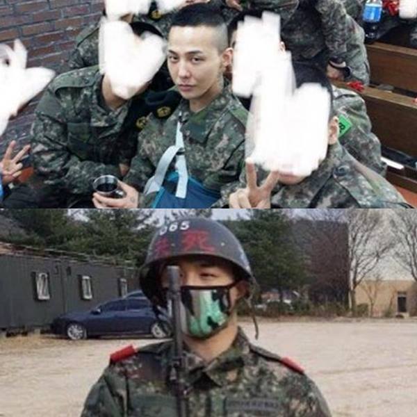 Pann: Hình ảnh của G-Dragon và Taeyang trong quân ngũ  