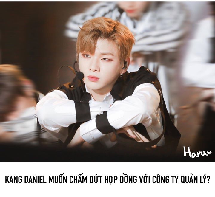 Theo DongA Ilbo, Kang Daniel mới đây đã nộp đơn yêu cầu hủy hợp đồng với LM Entertainment - công ty con mới được thành lập của MMO. Dù chưa rõ nguyên nhân cụ thể nhưng động thái này làm dấy lên lo ngại rằng các hoạt động trong tương lai của quán quân Prod