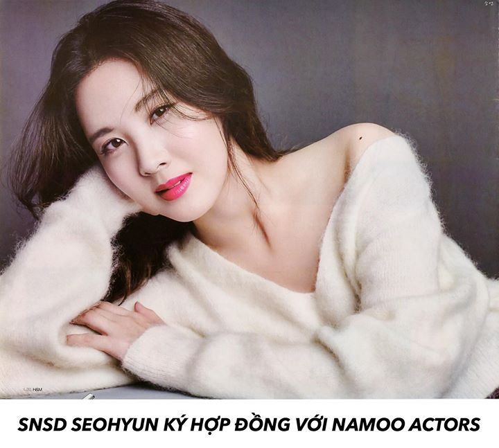 Namoo Actos là ngôi nhà của các diễn viên Ji Sung, Lee Jun Ki, Moon Chae Won, Shin Se Kyung, Park Min Young,.. Công ty hứa sẽ tích cực hỗ trợ cả con đường diễn xuất lẫn ca hát của Seohyun trong tương lai