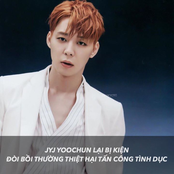 Theo tin độc quyền của YTN Star, ngày 13/12/2018 Park Yoochun bị kiện đòi bồi thường thiệt hại lên đến 100 triệu won (~2 tỷ VNĐ) từ một cô gái tên S - người tố cáo anh cưỡng hiếp mình và yêu cầu tịch thu một căn hộ văn phòng do nam ca sĩ sở hữu ở khu Sams