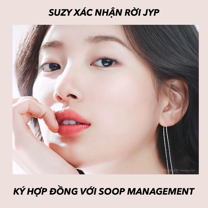 JYP thông báo: “Dù đã chấm dứt hợp đồng nhưng công ty vẫn sẽ ủng hộ Suzy trên con đường tương lai.”