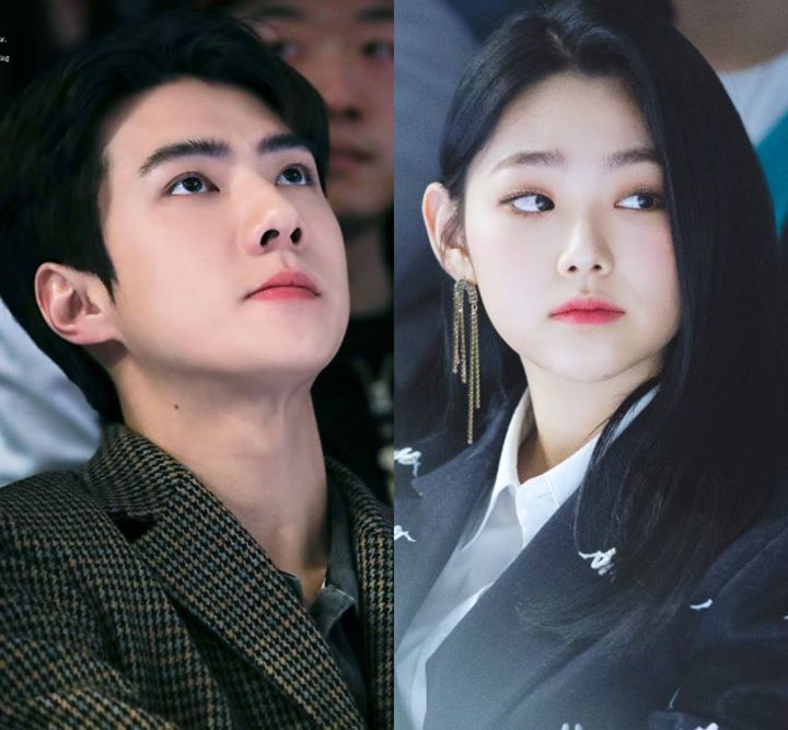 theqoo: Tương tác đáng yêu giữa EXO Sehun và gugudan Mina ở Seoul Fashion Week