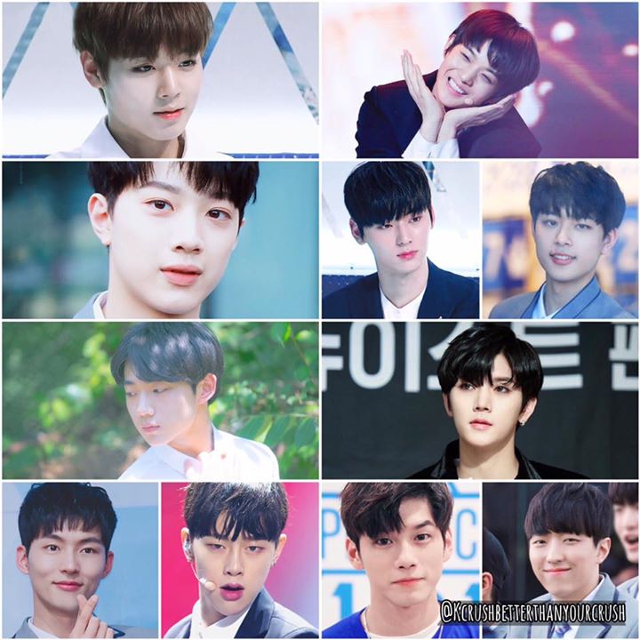 TOP 11 thực tập sinh đẹp trai nhất do chính các thí sinh "Produce 101" mùa 2 bình chọn: 