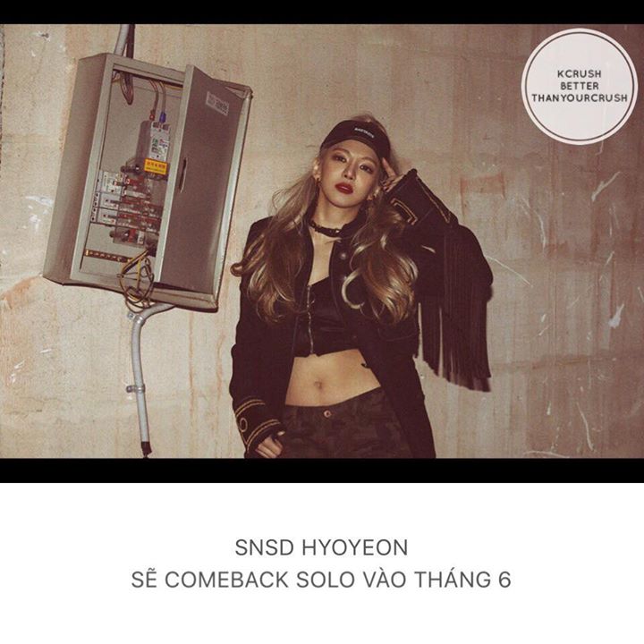 SM xác nhận SNSD Hyoyeon đang chuẩn bị cho màn comeback vào tháng 6, kể từ sau đợt quảng bá station "Mystery" phát hành tháng 12 năm ngoái. Người trong ngành tiết lộ đây sẽ là một ca khúc tập trung vào khía cạnh trình diễn.