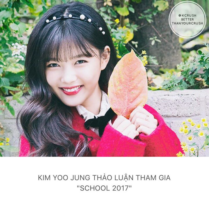 Sidus HQ cho biết tuy chưa x&aacute;c nhận nhưng Kim Yoo Jung đang xem x&eacute;t đề nghị v&agrave;o vai nữ ch&iacute;nh trong drama "School 2017" của đ&agrave;i KBS, ph&aacute;t s&oacute;ng th&aacute;ng 7 năm nay.