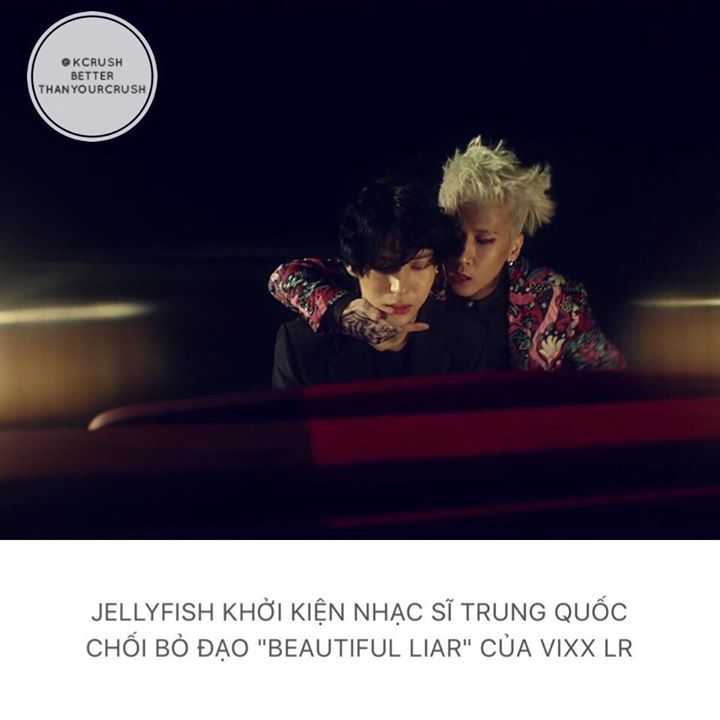 OST bộ phim điện ảnh Trung Quốc "Father and Son" bị cáo buộc đạo nhái "Beautiful Liar" của VIXX LR, một ca khúc được đồng sáng tác bởi Ravi: https://youtu.be/WTA0QSVwv38 