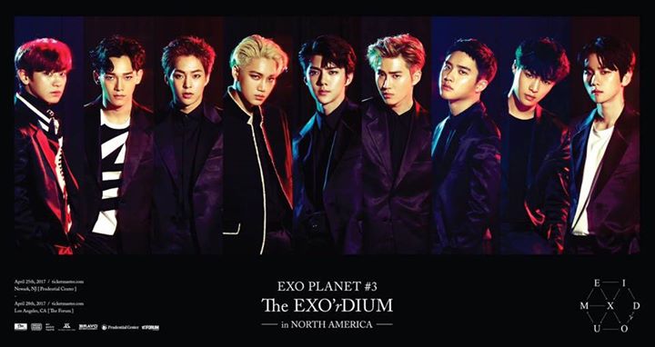 EXO là nhóm nhạc K-pop duy nhất lọt vào Bảng xếp hạng Billboard Boxscore