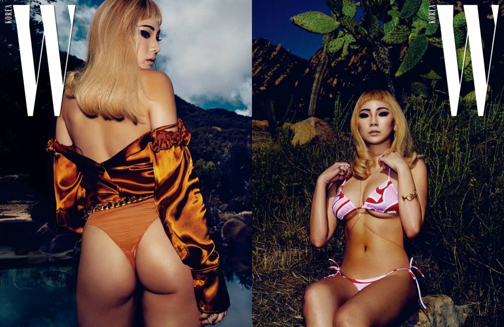 CL khoe đường cong sexy của cô trong các đồ bơi thời trang của ‘W Korea’