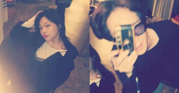 Sulli quảng bá bài hát mới của Nam TaeHyun qua Instargram