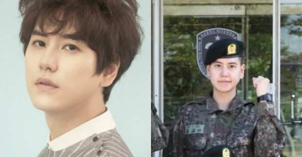 Hình ảnh điển trai phong độ của Kyuhyun (Super Junior) trong kỳ huấn luyện quân sự